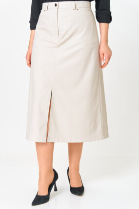 Юбка женская, юбка миди женская экокожа, юбка а-силуэта женская, стильная юбка миди образ, юбка для офиса женская